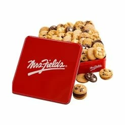 Discount 🔔 Edible Gifts Mrs. Fields Nibblers Cookie Classic Tin, Assorted Flavors, 37.6 Oz. (ST17EV825) ⌛