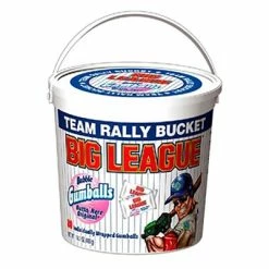 Best Sale ⭐ Gum & Mints Big League Chew Team Bucket; 240 Pieces/Bucket 🔔