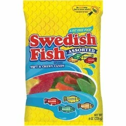 Budget 🧨 Candy Swedish Fish Assorted, 8 Oz, 12 Count (304-00040) ⭐