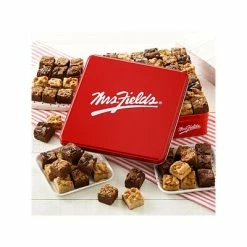 Wholesale ✨ Edible Gifts Mrs. Fields Brownie Bar Classic Tin, Assorted Flavors (ST17EV10029) ❤️