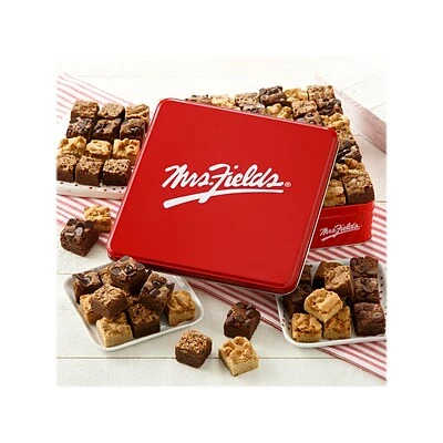 Wholesale ✨ Edible Gifts Mrs. Fields Brownie Bar Classic Tin, Assorted Flavors (ST17EV10029) ❤️
