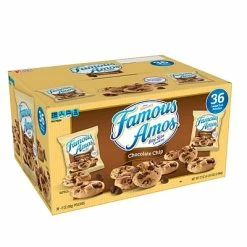 Flash Sale 🥰 Famous Amos Cookies, Chocolate Chip, 2 Oz., 36/Carton (18495) ✔️