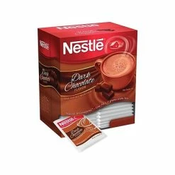 Outlet 🎁 Nestle Dark Chocolate Hot Cocoa, 0.71 Oz., 50/Box (NES70060) 🛒