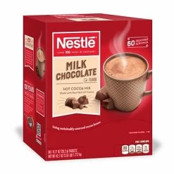 New 🔥 Nestle Milk Chocolate Hot Cocoa, 0.71 Oz., 60/Box (NES26791) ❤️