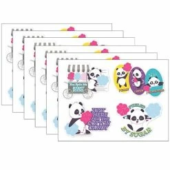 New 👏 Stickers & Embellishments Eureka® Jumbo Scented Stickers, Cotton 🍬 Candy, 12/Pack, 6 Packs (EU-628009-6) 😍