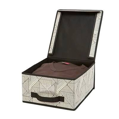 Budget ๐ The Macbeth Collection Storage Bins & Totes Closet Candie Storage Box, Geo Natural (M-77816) โ - Image 3