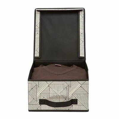 Budget ๐ The Macbeth Collection Storage Bins & Totes Closet Candie Storage Box, Geo Natural (M-77816) โ - Image 4