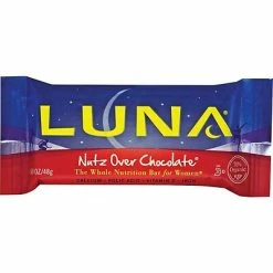 Best Sale 🔥 Snack Bars LUNA Nutz Over Chocolate Bars, Chocolate Nuts, 1.69 Oz., 15/Box (CCC30310) 👏