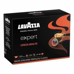 New ✨ Single Serve Cups & Pods Lavazza Expert Espresso Aroma Piu Coffee, Capsule, Dark Roast, 36/Box (1953001270) 🌟