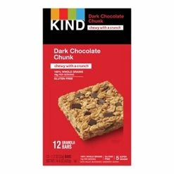 Best reviews of 🛒 Snack Bars KIND Bar, Healthy Grains, Dark Chocolate Chunk, 1.2 Oz., 12/Box (PHW18082) ⭐