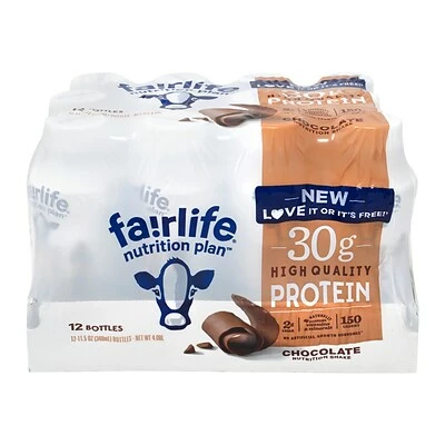 Brand new ๐ Energy & Sports Drinks Fairlife High Protein Chocolate Nutrition Shake, 11.5 Oz., 12/Box (220-01002) ๐งจ - Image 2