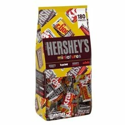 Coupon ๐ Candy & Chocolate HERSHEY'S Miniatures Assorted Chocolate ๐ฌ Candy, Individually Wrapped, 56 Oz, Bag, 180 Pieces (HEC21543) โค๏ธ