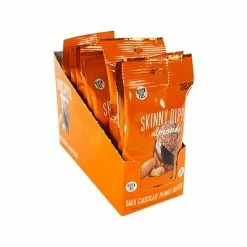 Top 10 🛒 Dried Fruit, Nuts & Trail Mix SKINNY DIPPED ALMONDS Nuts, Dark Chocolate Peanut Butter, 1.5 Oz., 10/Box (EDT00838) ❤️