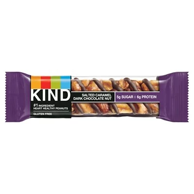 Discount 💯 Snack Bars KIND Bar, Salted Caramel & Dark Chocolate, 1.4 Oz., 12/Box (PHW26961) 🔥 - Image 2