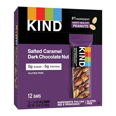 Discount 💯 Snack Bars KIND Bar, Salted Caramel & Dark Chocolate, 1.4 Oz., 12/Box (PHW26961) 🔥 - Image 3
