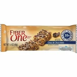 Best Pirce 🛒 Snack Bars Fiber One Chewy Bars, Oats & Chocolate, 1.4 Oz., 16/Box (14562) 👏