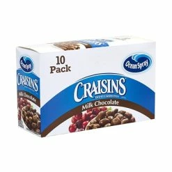 Budget ✨ Dried Fruit, Nuts & Trail Mix Ocean Spray Craisins, Milk Chocolate, 2 Oz., 10/Pack (307-00073) ⭐
