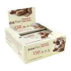 Best Pirce 🌟 Snack Bars ThinkThin Protein Bars, Chunky Chocolate Peanut, 1.41 Oz, 10/Pack (307-00116) 😀
