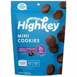 Best Sale 😉 HighKey Double Chocolate Brownie Cookies, 2 Oz., 6 Ct (600-00273 ) 🎁