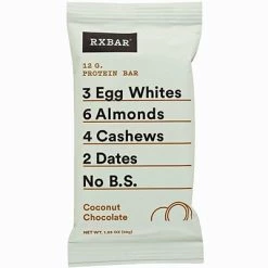 Brand new ❤️ RX Bar Snack Bars RXBAR Coconut Chocolate Bar, 1.83 Oz, Box Of 12 (CGO00428) 🥰