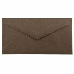 Brand new ✔️ Envelopes JAM Paper Monarch Open End Invitation Envelope, 3 7/8" X 7 1/2", Chocolate Brown, 50/Pack (34097602I) 😀