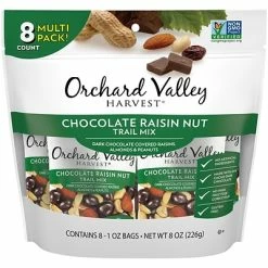 Cheap 🎉 Dried Fruit, Nuts & Trail Mix Orchard Valley Harvest Trail Mix, Chocolate Raisin Nut, 8 Oz. (JOH13663) 🌟