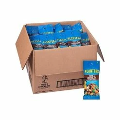 Promo 🧨 Dried Fruit, Nuts & Trail Mix Planters Snack Mix, Nuts & Chocolate, 2 Oz., 72/Carton (GEN00270) 😍