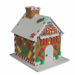 Best deal 🧨 S&S Craft Kits & Accessories S&S Worldwide Foam Gingerbread House, 12/Pack (CF-12960) ✨