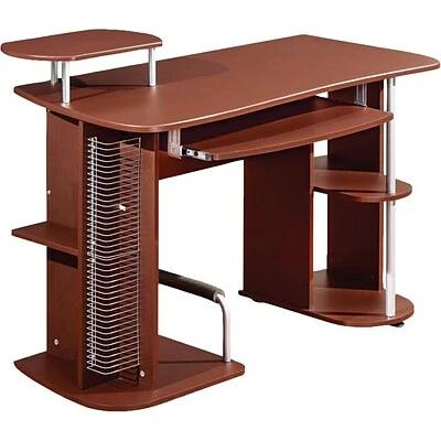 Hot Sale ๐ Office Desks Techni Mobili Computer Workstation With Storage, Chocolate ๐ - Image 8