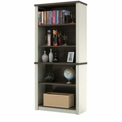 Buy ✔️ Wood Bookcases Bestar® Prestige+ Modular Bookcase In White Chocolate & Antigua 🔥