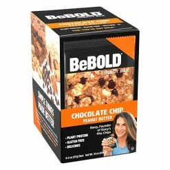 Budget ✔️ Snack Bars BeBOLD Chocolate Chip Peanut Butter, 2 Oz, 8 Ct (347-00001) 🔥