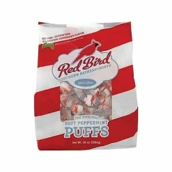 Buy 🥰 Gum & Mints Red Bird Puffs Peppermint Mints, 46 Oz., (PDM6240RWP) 🎉