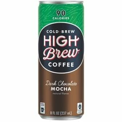Outlet 🎉 Iced Coffee & Cold Brew High Brew Coffee, Dark Chocolate Mocha, 8 Oz., 12/PK 🤩