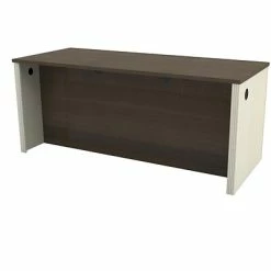 Best deal ⌛ Office Desks Bestar® Prestige+ Executive Desk In White Chocolate & Antigua 🛒