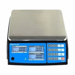 Outlet ✔️ Postal Scales & Meters Brecknell PC3060 Digital Scale, Blue/Black, 60 Lbs. Capacity 🎁