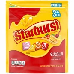 Best Pirce ✔️ Candy & Chocolate Starburst Original Fruit Chews, 41 Oz. Resealable Bag (MMM22649) 🔔