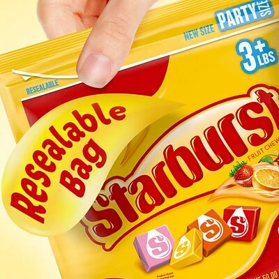 Best Pirce โ๏ธ Candy & Chocolate Starburst Original Fruit Chews, 41 Oz. Resealable Bag (MMM22649) ๐ - Image 3
