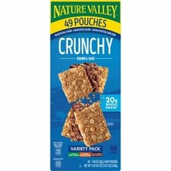 Cheapest ✔️ Snack Bars Nature Valley Bars, Variety, 1.5 Oz., 49 Packs/Box (44136) 🛒