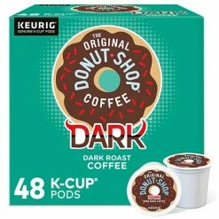 Budget 🧨 K-Cups The Original Donut Shop DARK Coffee, Keurig K-Cup Pod, Dark Roast, 48/Box (5000355634) 🥰