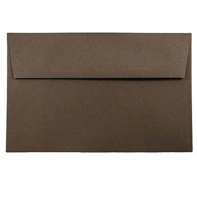 Brand new 🌟 JAM Paper® A9 Invitation Envelopes, 5.75 X 8.75, Chocolate Brown Recycled, 50/Pack (32311328I) 🔔