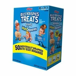 Buy ⭐ Snacks Rice Krispies Treats Sweets, Marshmallow, 0.39 Oz., 50/Box (KEE12346) ❤️