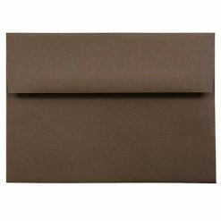 Cheap 🧨 JAM Paper® A7 Invitation Envelopes, 5.25 X 7.25, Chocolate Brown Recycled, 25/Pack (233711) ✨