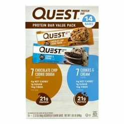 Promo 👏 Snack Bars Quest Protein Bar Variety Value Pack, 14 Count (220-00966) 🛒