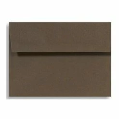 Outlet ✨ LUX® 5 3/4" X 8 3/4" 70lbs. A9 Invitation Envelopes W/Glue, Chocolate Brown, 50/Pack 🛒