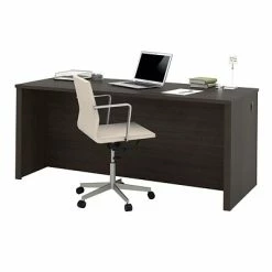Discount 💯 Office Desks Bestar® Embassy 71" Executive Desk In Dark Chocolate ⌛