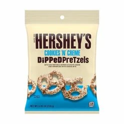 New 🔔 Hershey's Dipped Pretzels, Cookies 'n' Crème, 4.25 Oz., 4/Pack (21462) 🥰