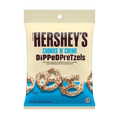 New ๐ Hershey's Dipped Pretzels, Cookies 'n' Crรจme, 4.25 Oz., 4/Pack (21462) ๐ฅฐ