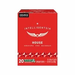 Flash Sale ✨ K-Cups Intelligentsia House Coffee, Keurig K-Cup Pod, Light Roast, 20/Box (5000371868) 🎁
