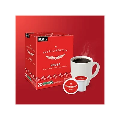 Flash Sale ✨ K-Cups Intelligentsia House Coffee, Keurig K-Cup Pod, Light Roast, 20/Box (5000371868) 🎁 - Image 8