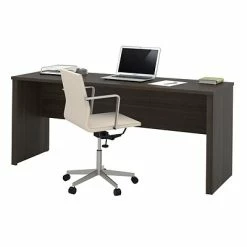 Cheap 👍 Office Desks Bestar® Embassy 71" Credenza In Dark Chocolate 😀